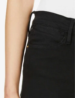 FRAME Le High Skinny High-rise Jeans -Ted Bakee Clothing Shop 1057 3005580 LHSK4032 FILMNOIR ALT04