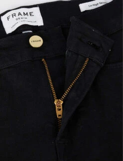 FRAME Le High Skinny High-rise Jeans -Ted Bakee Clothing Shop 1057 3005580 LHSK4032 FILMNOIR ALT06