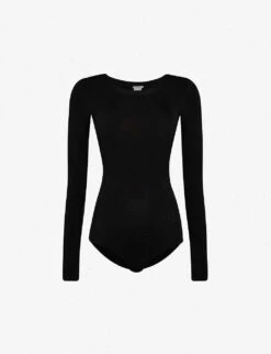 Wolford Berlin Scoop-neck Cotton-blend Body