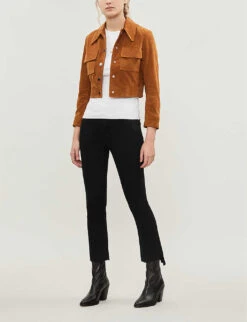 MOTHER The Insider Striped Straight High-rise Jeans -Ted Bakee Clothing Shop 150 3005848 1157180 NOTGUILTY ALT01