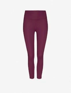 Girlfriend Collective Compressive 7/8 High-rise Stretch-jersey Leggings