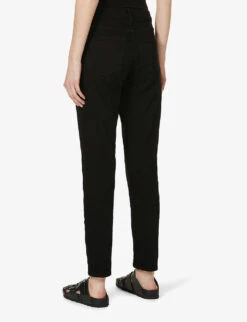 FRAME Le Garcon Straight-leg Mid-rise Stretch-denim Jeans -Ted Bakee Clothing Shop R00128091 NOIR ALT03