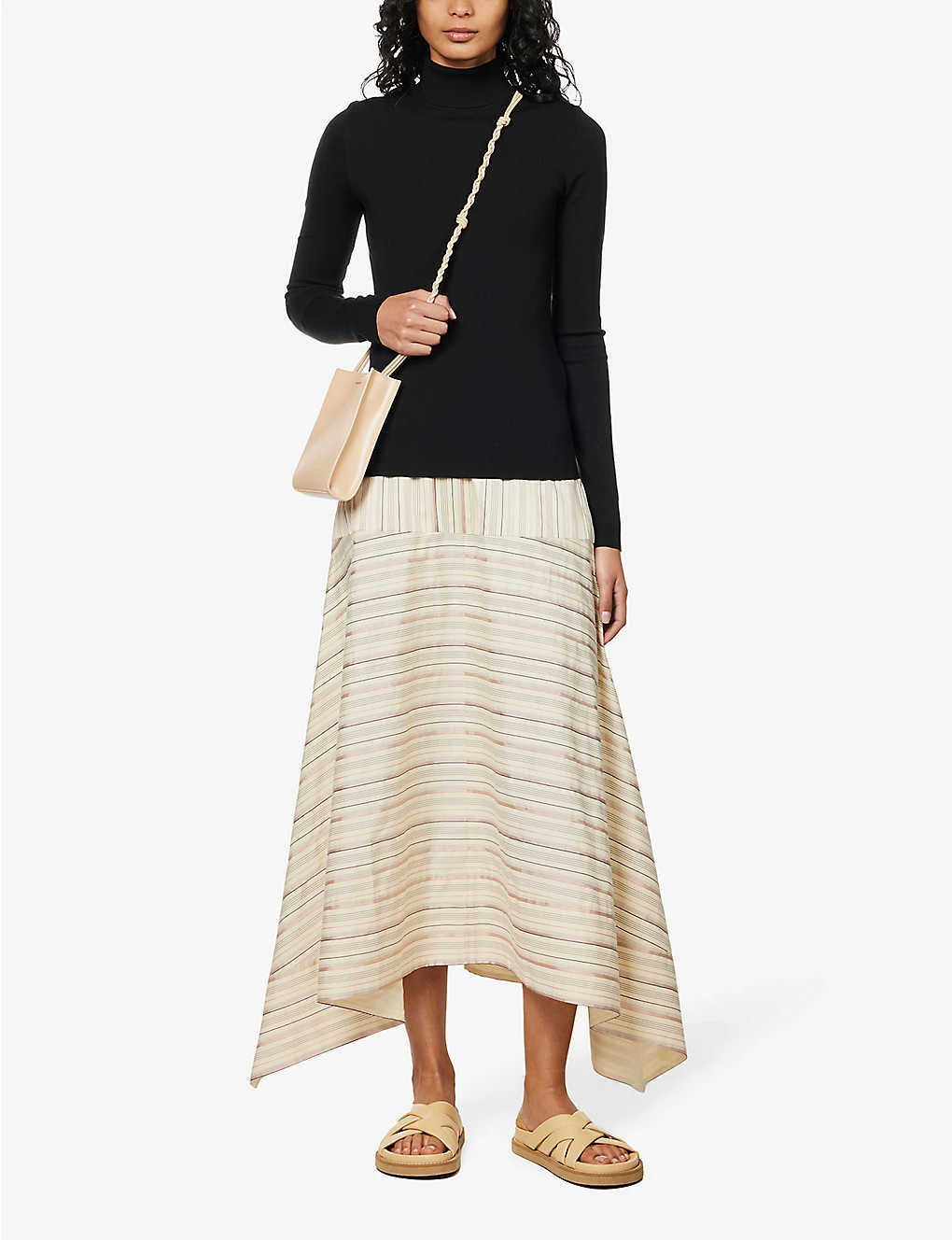 Joseph High-neck Stretch Silk-blend Jumper 2 Joseph High-neck Stretch Silk-blend Jumper - Image 2