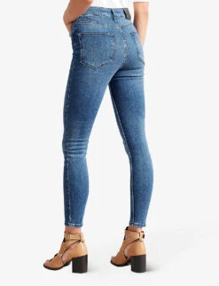 Ted Baker Geon Skinny High-rise Stretch-denim Jeans -Ted Bakee Clothing Shop R03729308 MIDWASH ALT03