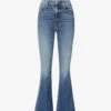 MOTHER The Weekender Flared Mid-rise Stretch-denim Jeans