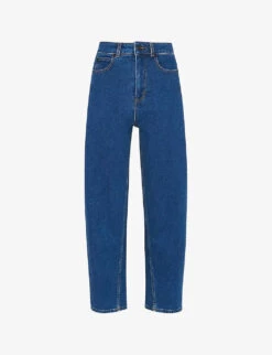 Whistles Barrel High-rise Straight-leg Jeans