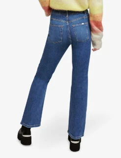 Maje Passion High-rise Stretch-denim Jeans -Ted Bakee Clothing Shop R03787247 BLEUS ALT03