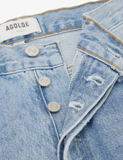 AGOLDE Fen Tapered High-rise Organic Cotton Jeans -Ted Bakee Clothing Shop R03815456 DIMENSION ALT06