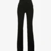 Spanx Flared-leg High-rise Stretch Cotton-blend Jeans