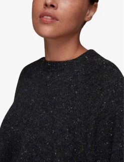 Whistles Relaxed-fit Wool Jumper -Ted Bakee Clothing Shop R03851434 BLACK ALT05