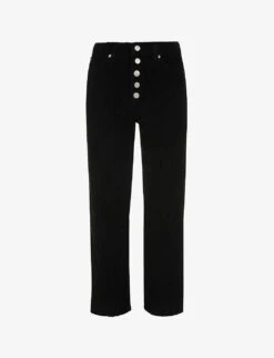 Whistles Hollie Straight-leg High-rise Organic-cotton Jeans