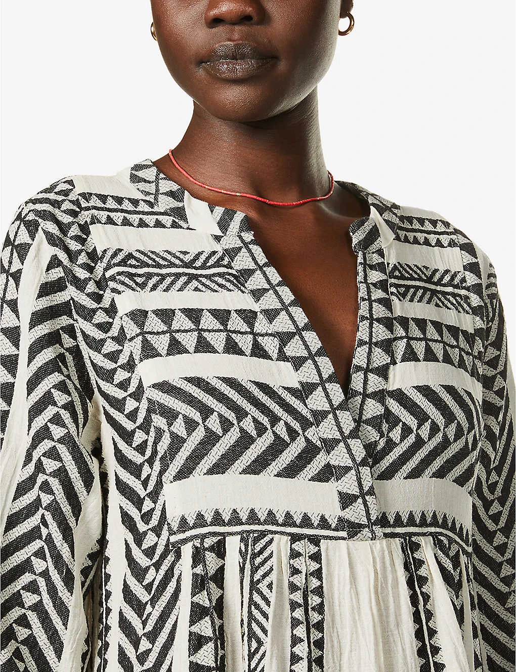 Devotion Twins Ella Flared-sleeve Cotton Mini Dress 5 Devotion Twins Ella Flared-sleeve Cotton Mini Dress - Image 5