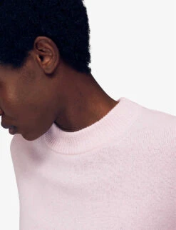 Whistles Striped Wool Jumper -Ted Bakee Clothing Shop R03897324 PINK ALT04