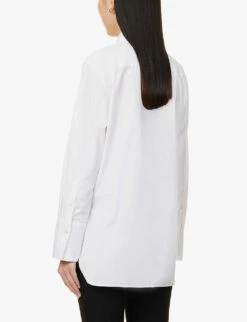 Joseph Regular-fit Poplin Cotton Shirt -Ted Bakee Clothing Shop R03900882 WHITE ALT03