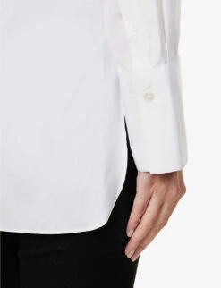Joseph Regular-fit Poplin Cotton Shirt -Ted Bakee Clothing Shop R03900882 WHITE ALT05