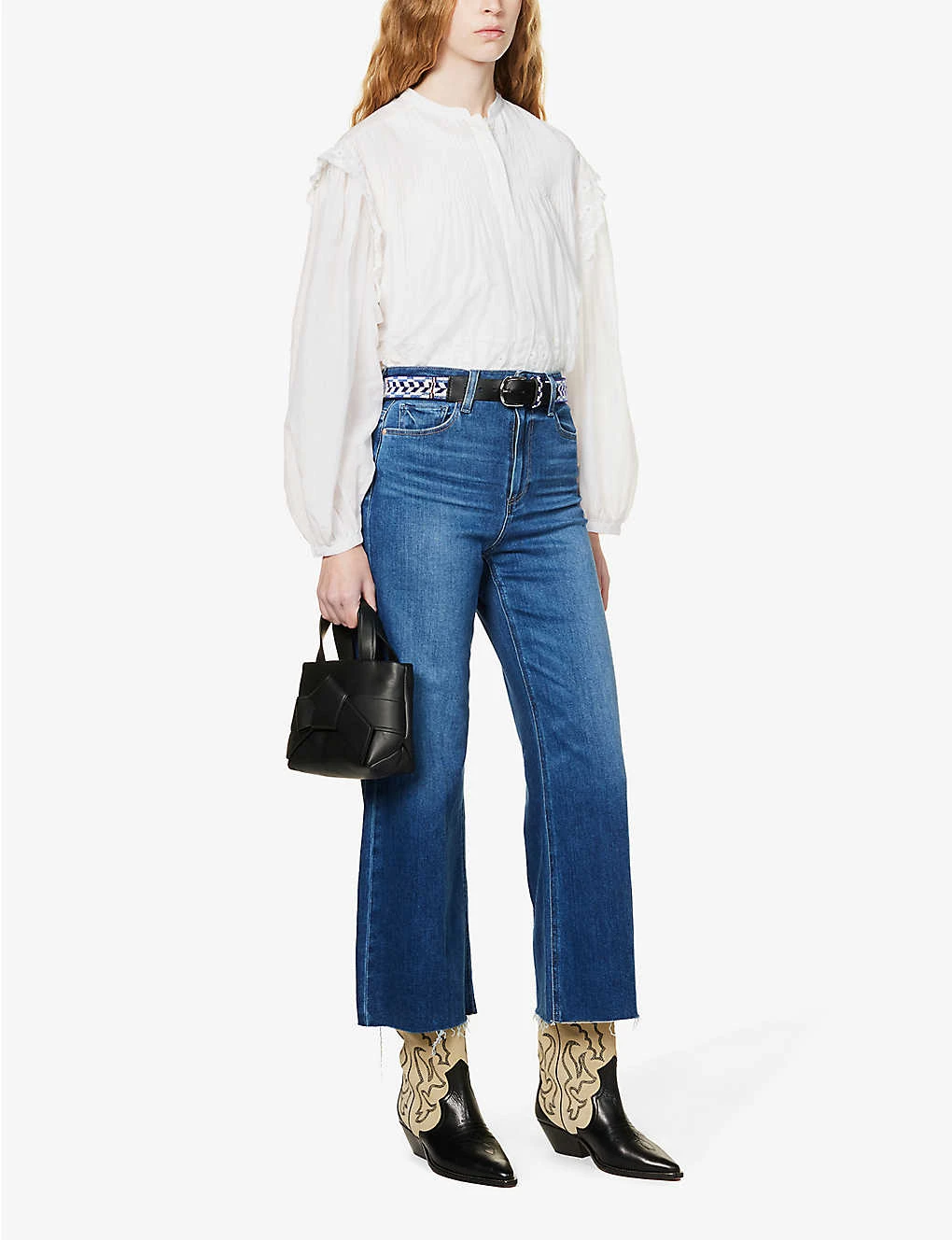 Paige Anessa Wide-leg High-rise Stretch-denim Jeans 2 Paige Anessa Wide-leg High-rise Stretch-denim Jeans - Image 2