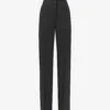 Reiss Iria Pinched-seams Wide-leg High-rise Stretch-woven Trousers