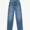 Sandro Clark Faded-wash Tapered High-rise Jeans