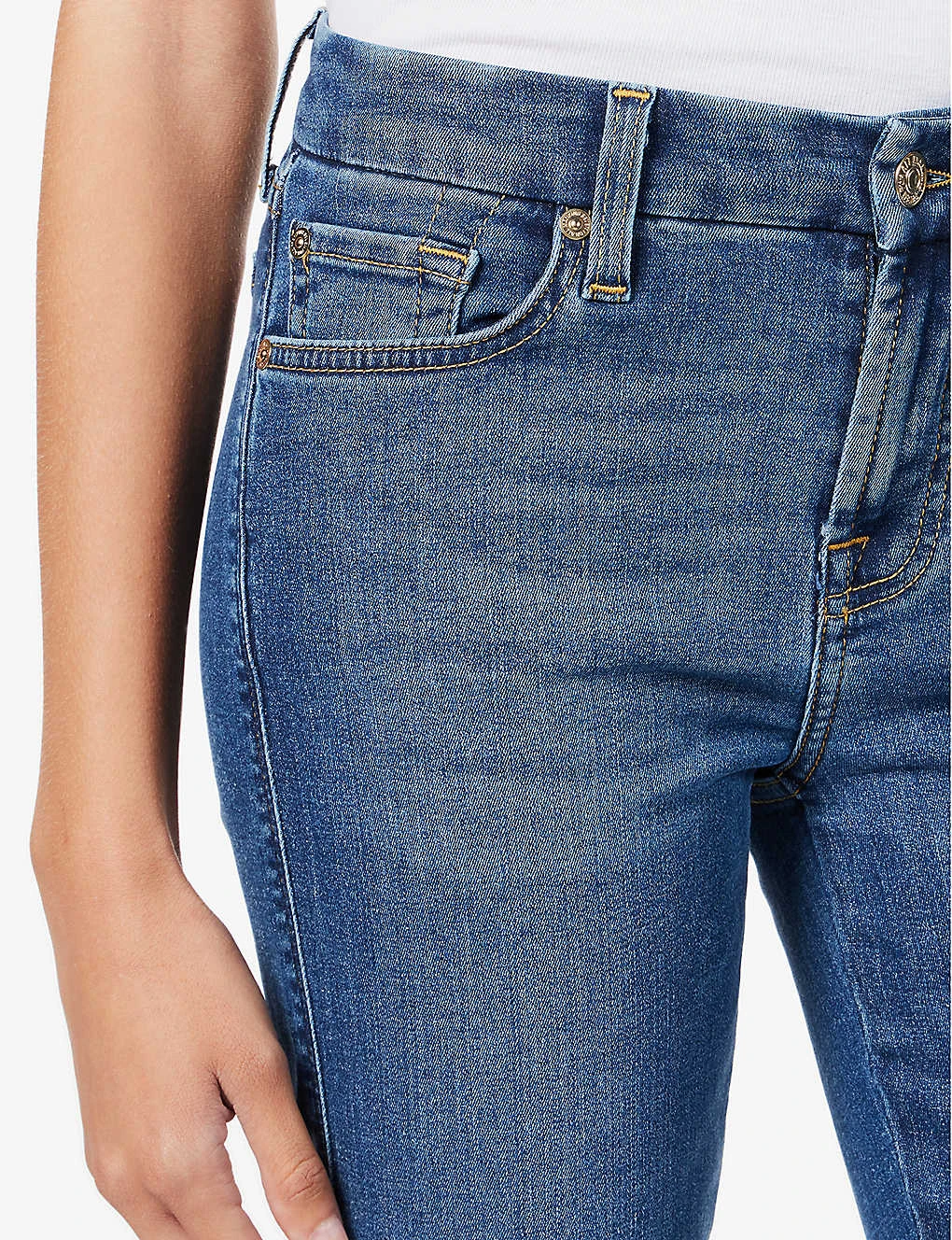 7 For All Mankind Kimmie Straight-leg Mid-rise Stretch-denim Jeans 5 7 For All Mankind Kimmie Straight-leg Mid-rise Stretch-denim Jeans - Image 5