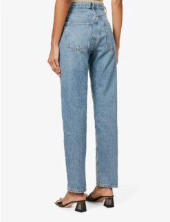 AGOLDE 90s Pinch Waist Straight-leg High-rise Organic Denim Jeans -Ted Bakee Clothing Shop R03969780 NAVIGATE ALT03