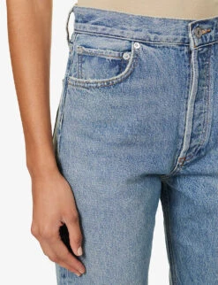 AGOLDE 90s Pinch Waist Straight-leg High-rise Organic Denim Jeans -Ted Bakee Clothing Shop R03969780 NAVIGATE ALT04