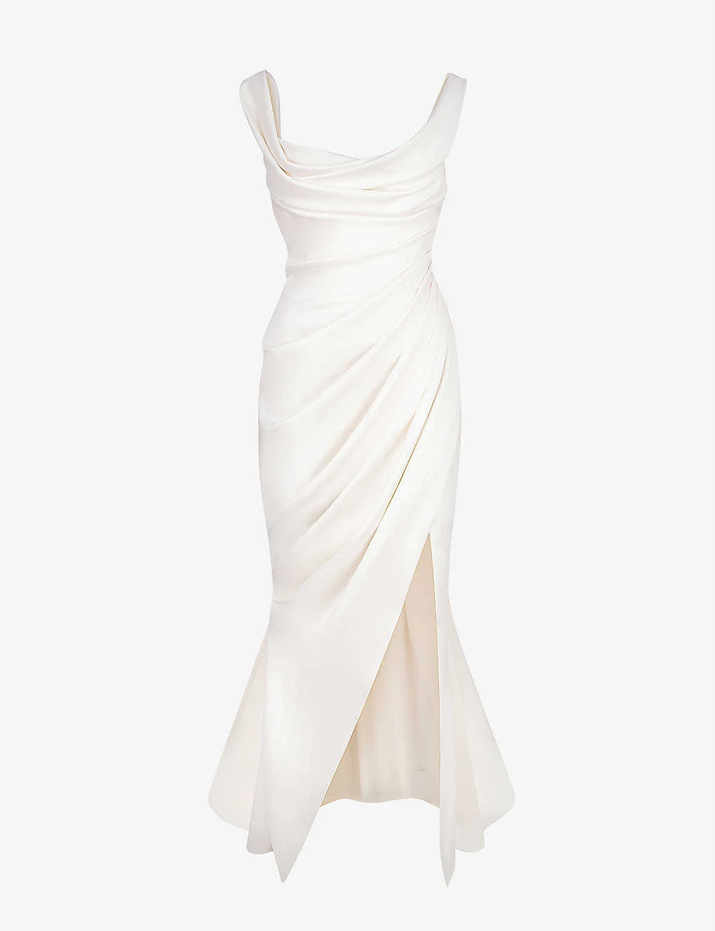 Delphine Sleeveless Satin Maxi Dress 1 Delphine Sleeveless Satin Maxi Dress
