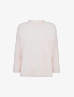 Whistles Round-neck Organic-cotton Top