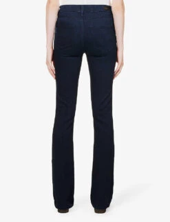 Paige Manhattan Boot Slim-fit High-rise Stretch-denim Jeans -Ted Bakee Clothing Shop R04002435 LANA ALT03