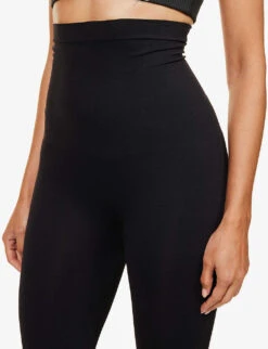 Spanx EcoCare High-rise Stretch-jersey Leggings -Ted Bakee Clothing Shop R04004268 VERYBLACK ALT04