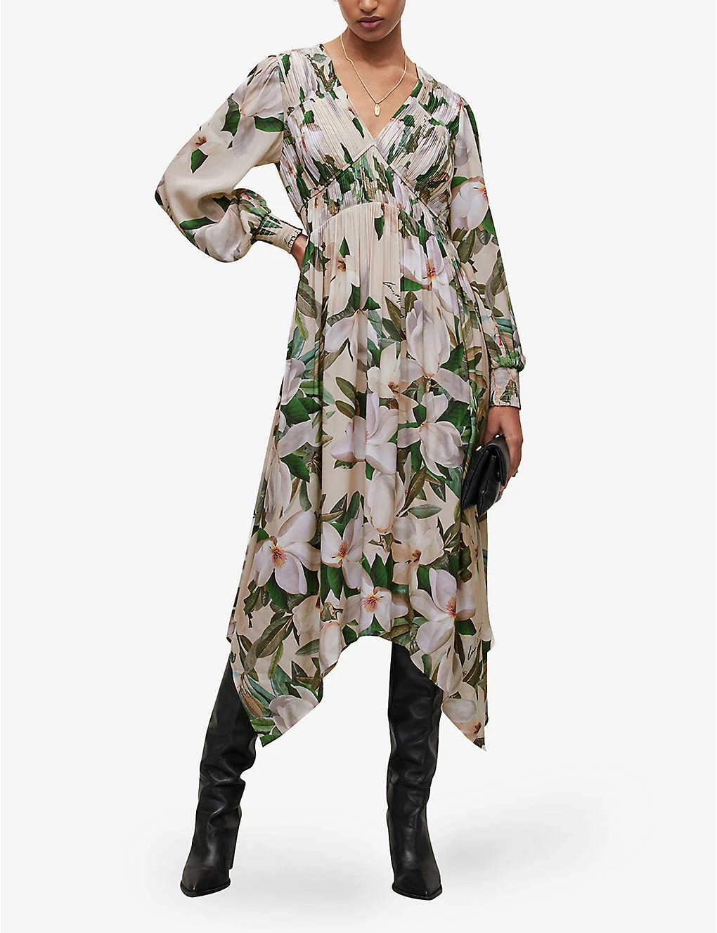 AllSaints Estelle Alessandra Graphic-print Midi 2 AllSaints Estelle Alessandra Graphic-print Midi - Image 2