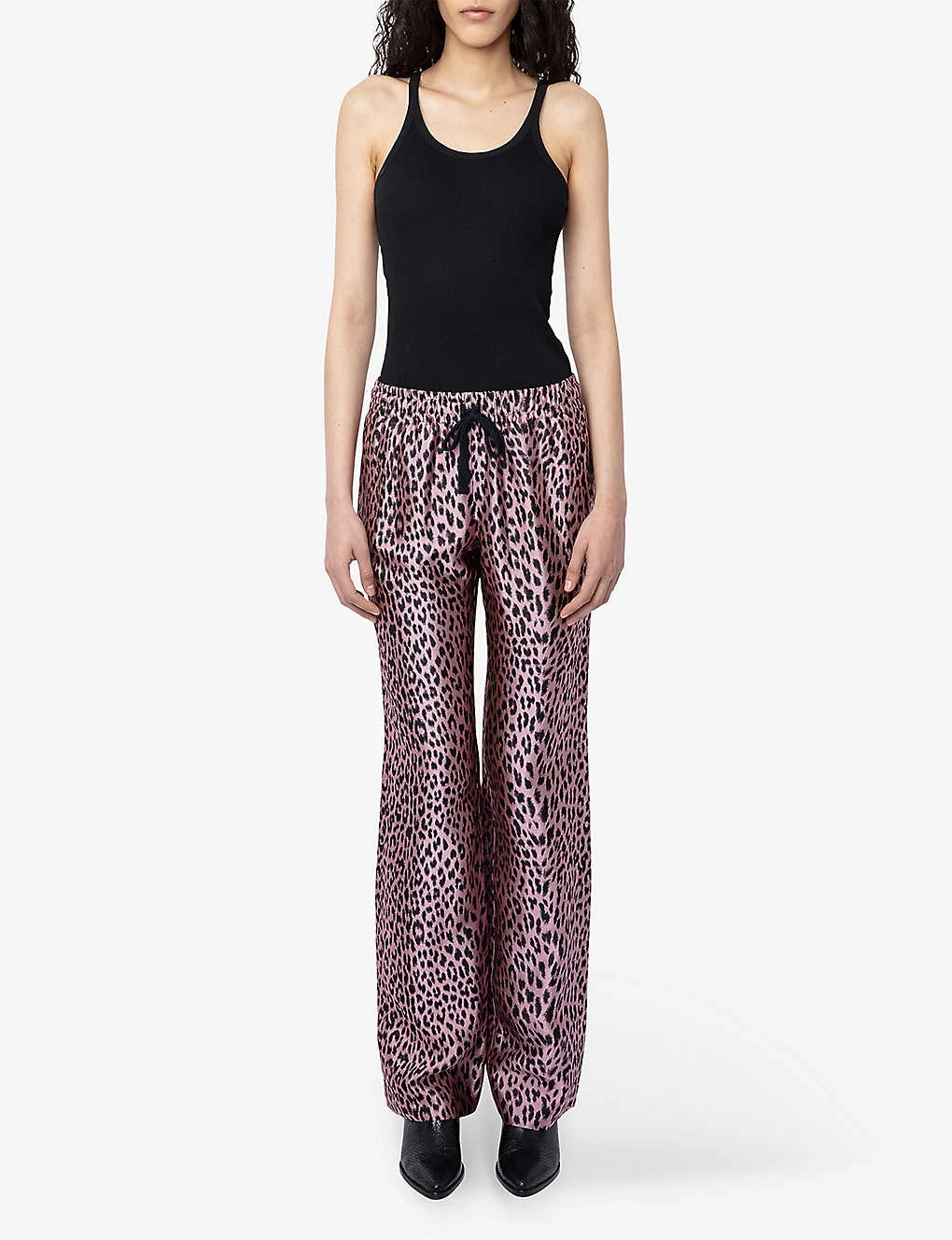 Zadig & Voltaire Pomy Leopard-print Drawstring-waist Trousers 2 Zadig & Voltaire Pomy Leopard-print Drawstring-waist Trousers - Image 2