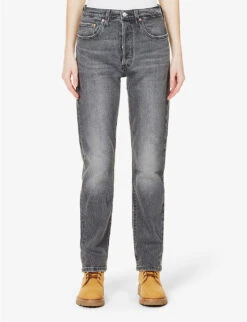Levis 501 Straight-leg High-rise Stretch-denim Jeans 8 Levis 501 Straight-leg High-rise Stretch-denim Jeans -Ted Bakee Clothing Shop R04062367 SWANISLAND ALT02
