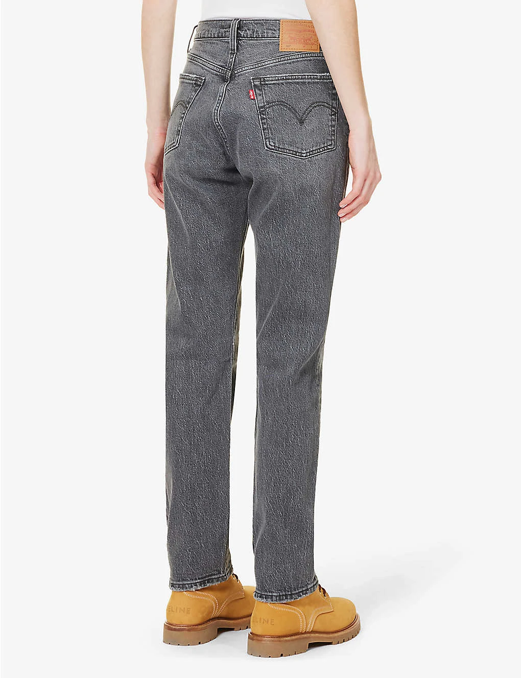 Levis 501 Straight-leg High-rise Stretch-denim Jeans 4 Levis 501 Straight-leg High-rise Stretch-denim Jeans - Image 4