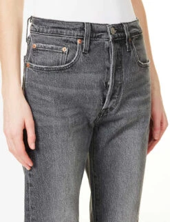 Levis 501 Straight-leg High-rise Stretch-denim Jeans 10 Levis 501 Straight-leg High-rise Stretch-denim Jeans -Ted Bakee Clothing Shop R04062367 SWANISLAND ALT04