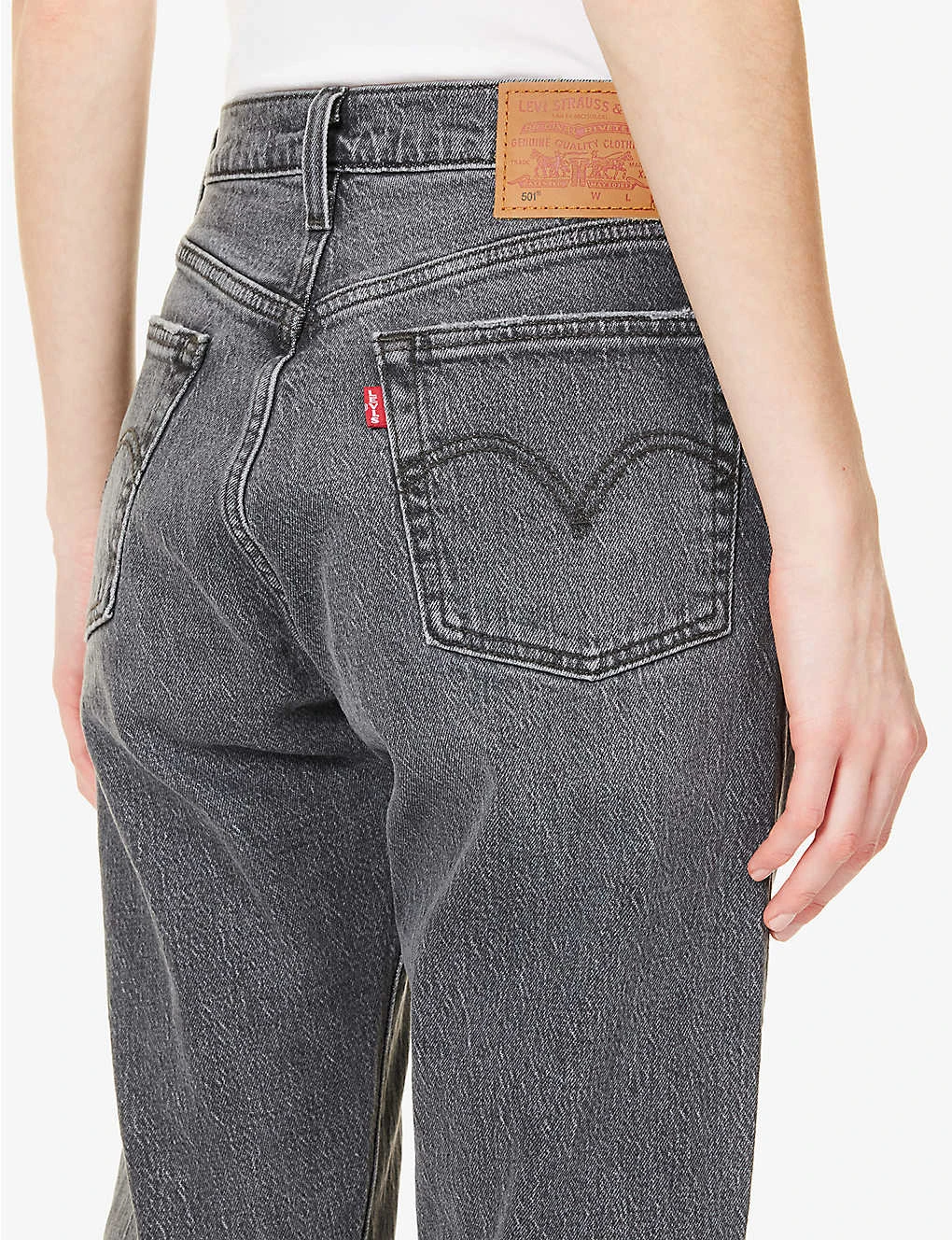 Levis 501 Straight-leg High-rise Stretch-denim Jeans 6 Levis 501 Straight-leg High-rise Stretch-denim Jeans - Image 6