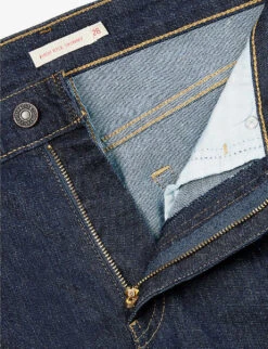 Levis 721 Contrast-stitch Tapered High-rise Stretch-denim Jeans 13 Levis 721 Contrast-stitch Tapered High-rise Stretch-denim Jeans -Ted Bakee Clothing Shop R04062386 BLUEWAVERINSE ALT06