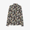 Ikks Long-sleeve Floral-print Crepe Shirt