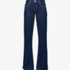 Paige Sonja High-rise Wide-leg Cotton-blend Jeans