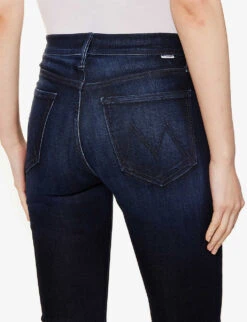 MOTHER Dazzler Ankle Straight-leg Mid-rise Stretch-denim Jeans -Ted Bakee Clothing Shop R04074459 NOWORNEVER ALT05