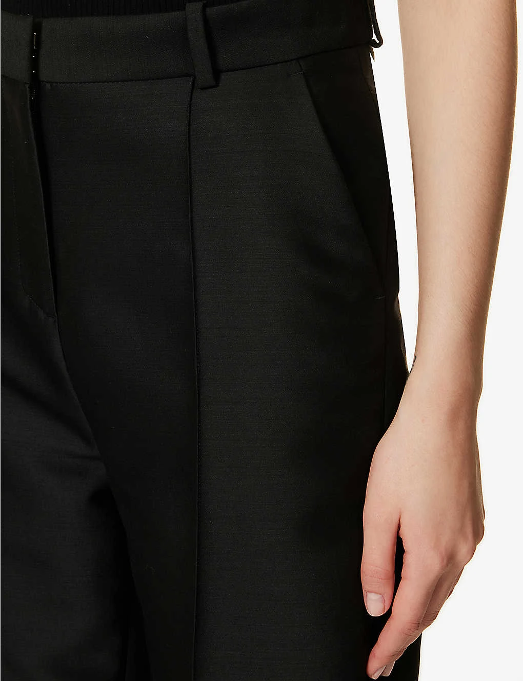 Toteme Eve Tapered-leg High-rise Woven Trousers 5 Toteme Eve Tapered-leg High-rise Woven Trousers - Image 5