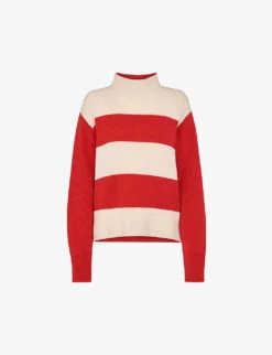 Whistles Colour-block Wool Jumper