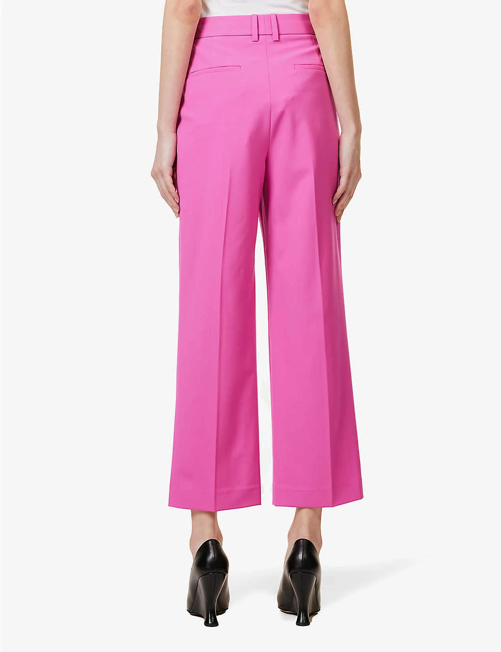 THEORY Regular-fit Straight-leg High-rise Stretch-wool Trousers 4 THEORY Regular-fit Straight-leg High-rise Stretch-wool Trousers - Image 4