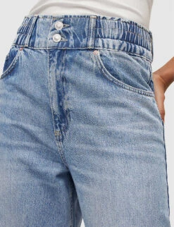 AllSaints Hailey Wide-leg High-rise Jeans -Ted Bakee Clothing Shop R04087431 LIGHTINDIGO ALT04