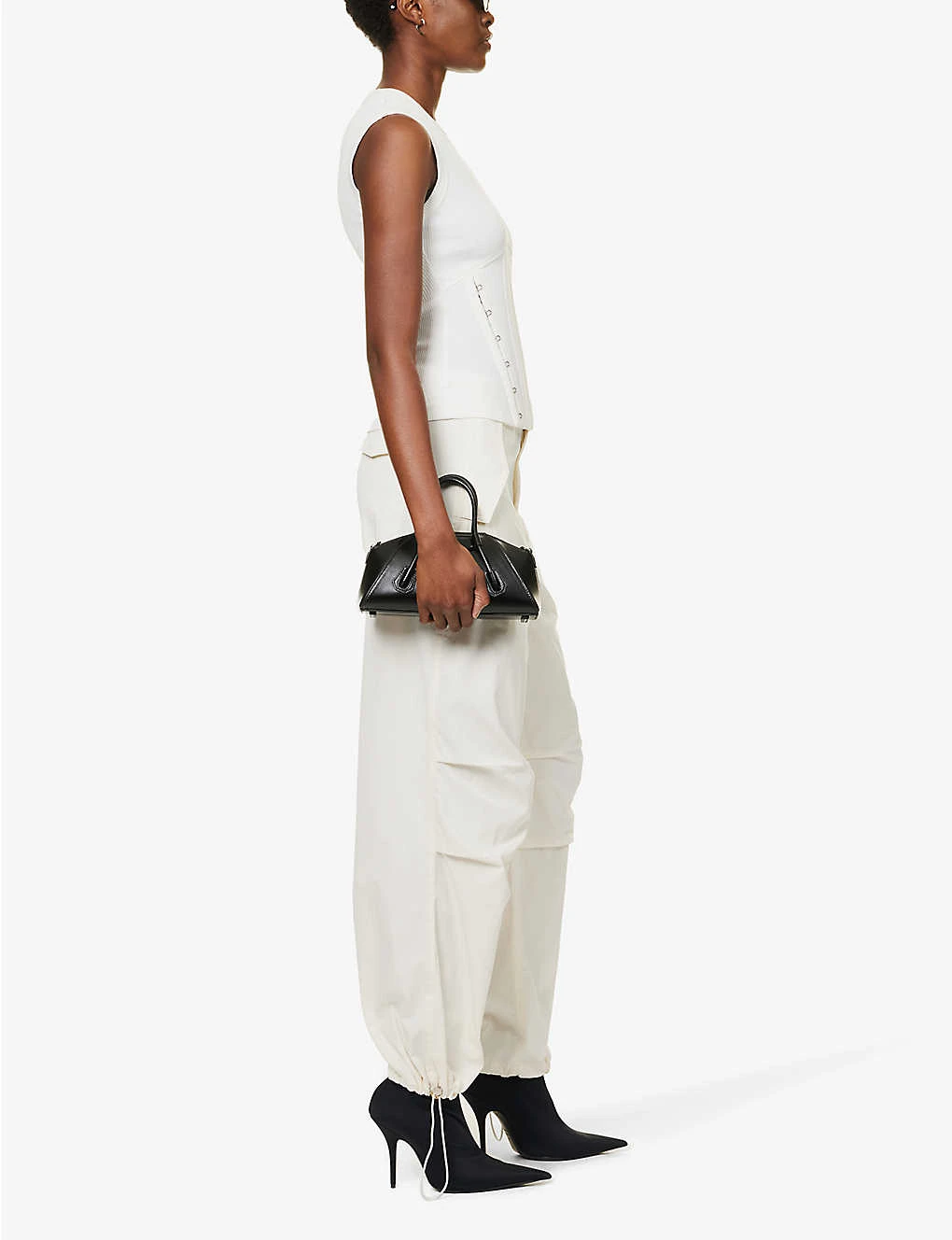 Dion Lee Parachute Wide-leg Mid-rise Cotton-blend Trousers 2 Dion Lee Parachute Wide-leg Mid-rise Cotton-blend Trousers - Image 2