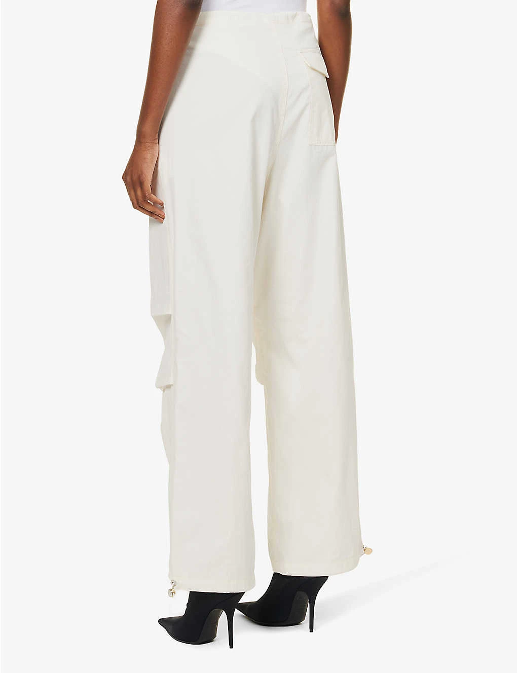 Dion Lee Parachute Wide-leg Mid-rise Cotton-blend Trousers 4 Dion Lee Parachute Wide-leg Mid-rise Cotton-blend Trousers - Image 4