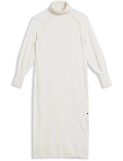 Ted Baker Malorri Stitch-insert Knitted Midi Dress