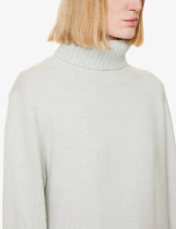 Joseph Relaxed-fit Roll Neck Cashmere Knitted Jumper 9 Joseph Relaxed-fit Roll Neck Cashmere Knitted Jumper -Ted Bakee Clothing Shop R04095156 PUTTY ALT04