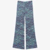 Sandro Donelo Floral-print Flared-leg Woven Trousers