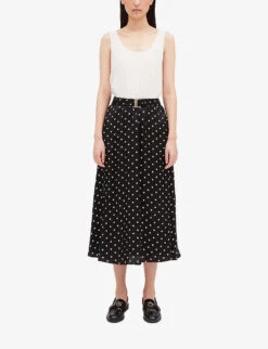 CLAUDIE PIERLOT Robiasa Two-in-one Woven Midi Dress -Ted Bakee Clothing Shop R04103287 DIVERS ALT02