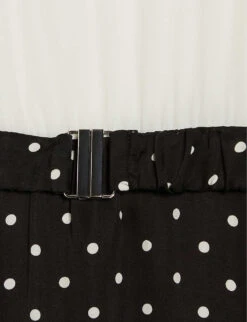 CLAUDIE PIERLOT Robiasa Two-in-one Woven Midi Dress -Ted Bakee Clothing Shop R04103287 DIVERS ALT05